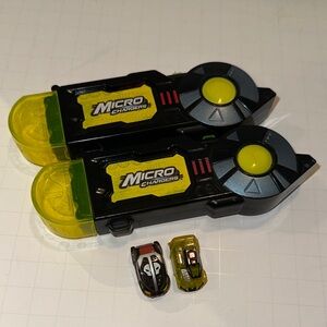 Two Micro Chargers cars and Launchers